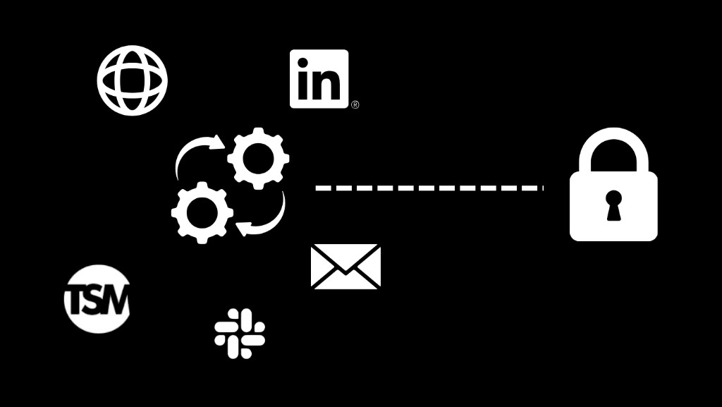Integrations flowing into owned, secure systems